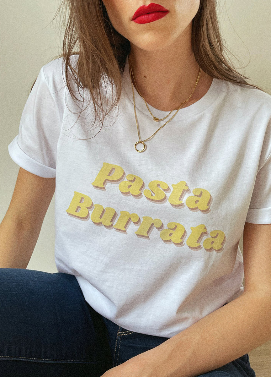 Pasta Burrata字樣 T-Shirt